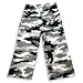 Grandma Pajama Pants - Boys Polar Fleece Camoflague Pajama Pant, Grey, Black, White