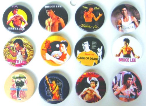 12 New Bruce Lee Pinback Buttons Pins Kung Fu Karate Martial Arts12 New Bruce Lee Pinback Buttons Pins Kung Fu Karate Martial Arts