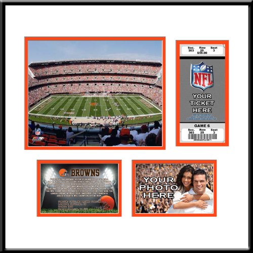 Cleveland Browns Stadium Ticket Frame