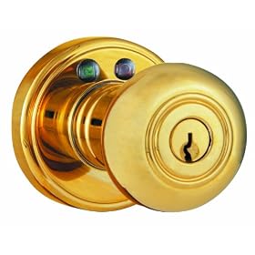 Morning Industry RKK-01P Radio Frequency Remote Door Knob, Polished Brass by Morning Industry