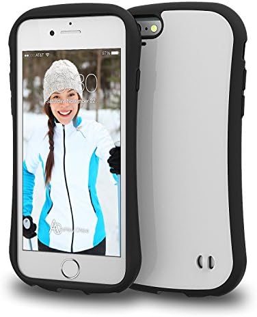 iPhone 6 / 6S Case [SportFit] Premium Protective Case (4.7 inch). Sporty Slim Design / Heavy-duty Protection / Dual Layer Anti-shock Bumper / HONEYCOMB Supportive Grid Structure - Soft White