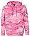 Code V Adult Camouflage Hooded Pullover Sweatshirt (Pink Woodland) (M)