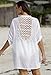 swimsuitsforall Women's swimsuitsforall Cotton Big Shirt With Crochet