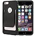 iPhone 6 Plus Case, iPhone 6s Plus Case, CellJoy [SLiM CLiP] Hybrid Case [Built in Belt Clip] [TPU] (Black) Protective Cover Skin