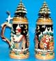 Zoeller & Born Santa and Reindeer Limited Edition German Stein