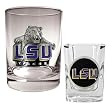 LSU Tigers NCAA Rocks Glass And Shot Glass Set by Great American Products