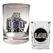 LSU Tigers NCAA Rocks Glass And Shot Glass Set by Great American Products