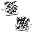 QR Code Cufflinks Cuff Links