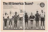 1969 President Physical Fitness All America Team 2-Page Print Ad