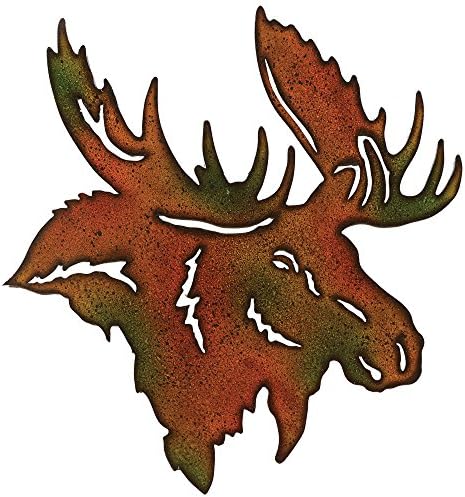 Majestic Moose Metal Wall Art