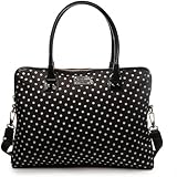 Kate Spade Calista Spot Nylon Black Polka Dots Laptop Handbag