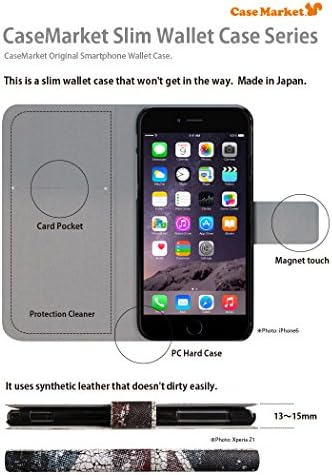 CaseMarket Original Design [ Back in Black Guitar Graphics - Slim Diary ] for Apple iPhone6 (4.7) Wallet Case