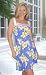 Oahu Hawaiian Print Sundress by Jax Couture