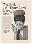 1968 Delta Airlines Stewardess Photo Chicago Tribune Print Ad