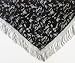 Burnout Velvet Hip Scarf/Shawl with Fringe
