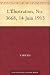 L'Illustration, No. 3668, 14 Juin 1913 (French Edition)