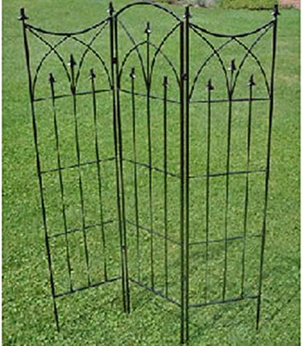 Outerior Decor Products 6-ft. Tudor Steel Folding Screen Trellis