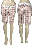UNION BAY Plaid Bermuda Shorts W/ Belts