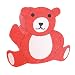 Freestanding Red Paper Teddy Bear Night Light