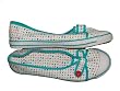 TTT Colored Hearts with Teal Trim Shoes