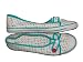 TTT Colored Hearts with Teal Trim Shoes