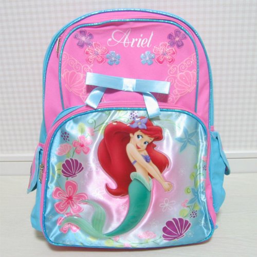 Disney（ディズニー）プリンセス・アリエルリュックサック（大）（ピンク×ブルー）