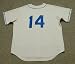 GIL HODGES Brooklyn Dodgers 1955 Majestic Cooperstown Throwback Away Baseball Jersey, MEDIUM