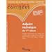 Adjoint technique de 1re classe 2012 - Concours externe, interne, 3e concours et examen professionnel - Cat�gorie C