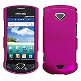 Hot Pink Rubberized Hard Cover Protector Case for Samsung Gem I100 Verizon