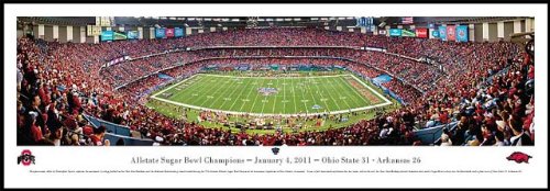 Ohio State Buckeyes - 2011 Sugar Bowl Champions - Wood Mounted Poster Print