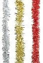 Chunky Tinsel 6-Ply 10cm X 2m Set of 6 Strings (7929)