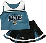 Jacksonville Jaguars Girl's Toddler 2-Pc Cheerleader Jumper