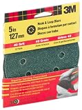 3M 9148W 5-Inch 8 Hole Coarse Grit Quick Change Dustless Sanding Disc
