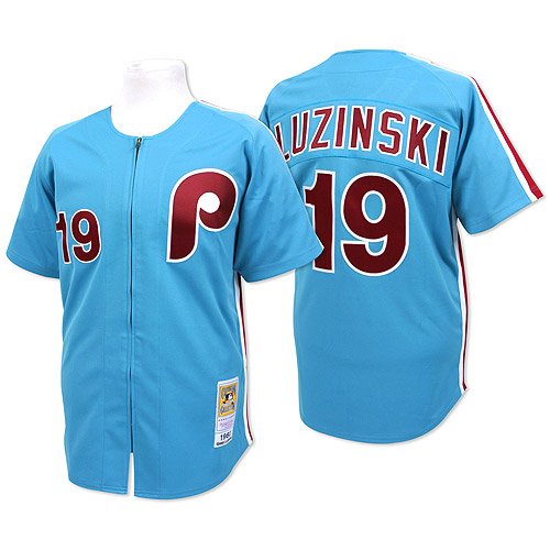 Philadelphia Phillies Authentic 1980 Greg Luzinski Road Jersey by Mitchell & Ness