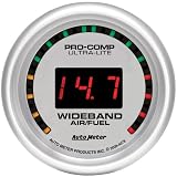Auto Meter 4379 Ultra-Lite 2-1/16 Wideband Air/Fuel Ratio Street Gauge