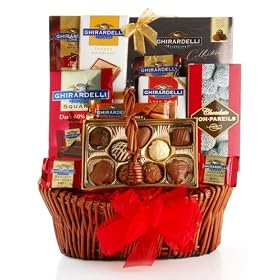 Grand Ghirardelli Chocolate Gift Basket