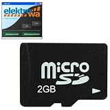 Produkt-Bild: 2 GB micro SD Card (2GB microSD Karte) + ELEKTROWA-SOFTWARE Speicherkarte f&uuml;r Palm Treo 500v