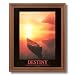 DESTINY Motivational Canoe Picture Oak Framed Art Print