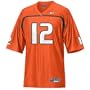 Nike Miami Hurricanes #12 Orange Twilled Replica Football Jersey (XX-Large)
