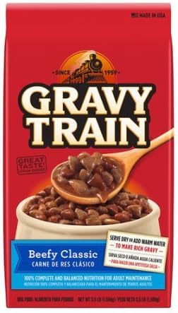 Gravy Train Beefy Classic Dry Dog Food, 3.5-Pound