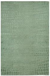 Martha Stewart Amazonia Hand-knotted Tibetans Feldspar 3' 9" x 5' 9" Area Rug