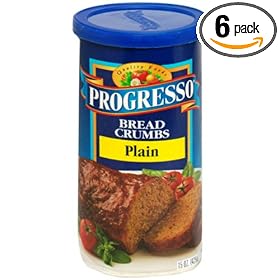 Progresso Bread Crumbs, Plain, 15-Ounce (Pack of 6)