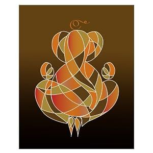 Cubism Inspired Ganesh Aluminum Wall Panel