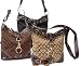Jacquard Signature Print Carly Messenger Slouchy Handbag