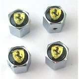 Ferrari Anti-theft Car Wheel Tire Valve Stem Caps by Unknown