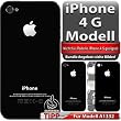 Apple iPhone 4 Reparatur Back Cover ''Original Glas in schwarz'' (Modell A1332) jetzt NEU inkl. Micro Profi - Werkzeug & Displayschutzfolie 1 x Vorderseite & 1 x R�ckseite - Schutzfolie im Lieferumfang. Bundle Angebot !