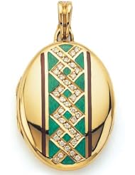 Victor Mayer 18K Gold Diamond Locket 18K Yellow Gold
