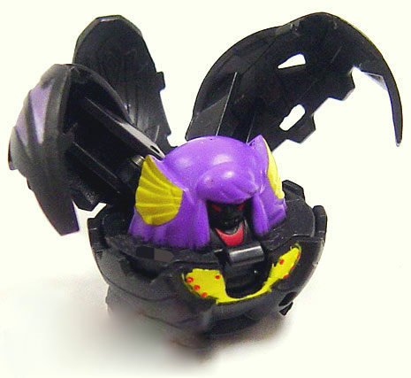Bakugan B2 Bakuclear Single LOOSE Darkus Black HARPUS