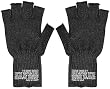 Black Genuine GI Military Fingerless Wool Gloves