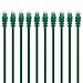 GearIT 10 Pack, Cat 6 Ethernet Cable Cat6 Snagless Patch 1 Foot - Computer LAN Network Cord, Green - Compatible with 10 Port Switch POE 10port Gigabit
